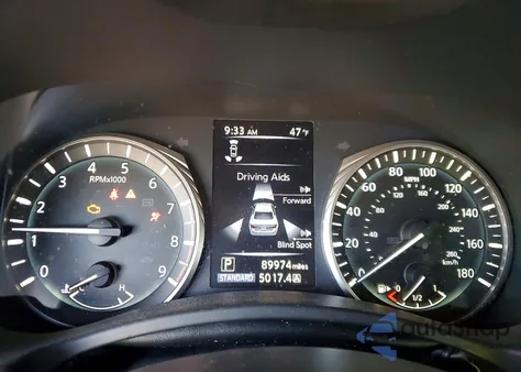 2019 Infiniti Q50 Luxe z USA, uszkodzony, nr VIN JN1EV7AP9KM515637